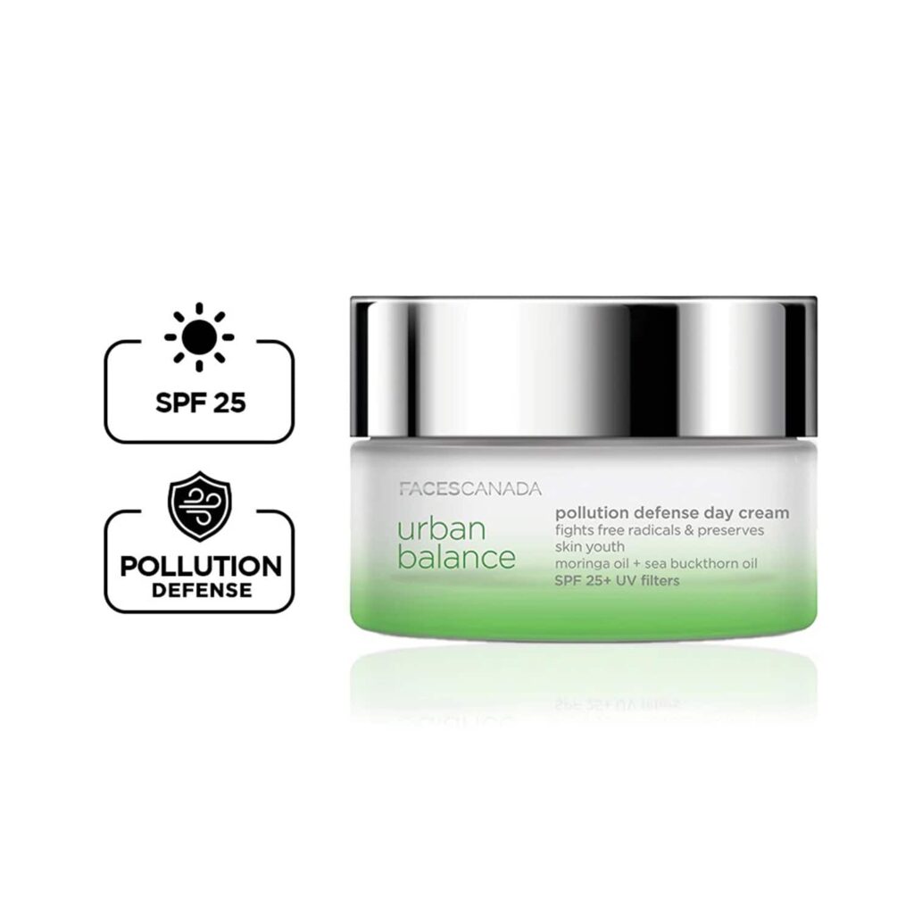 Faces Canada Urban Balance Pollution Defence Day Cream, For All Skin Types (50 g) - Faces Canada