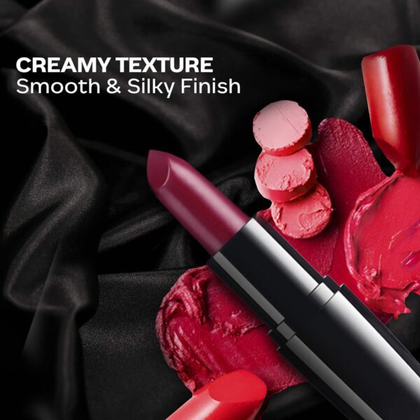 Faces Canada Weightless Creme Finish Lipstick, Creamy Finish, Hydrated Lips - Burgundy 17 (4 g) - Faces Canada