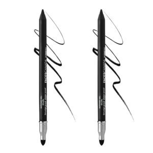 FACESCANADA Ultime Pro Intense Gel Matte Kajal With Smudger & Sharpener - Black, 1.2g | 24 Hr Long Stay | Water & Smudgeproof | One Swipe Smooth Application | 3-in-1 Kajal,...