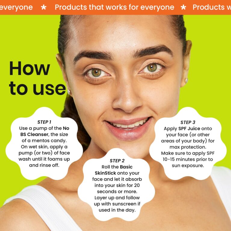 FAE BEAUTY 3-Step Healthy Skin Set - SPF Juice & Basic Skinstick & No BS Cleanser - FAE BEAUTY