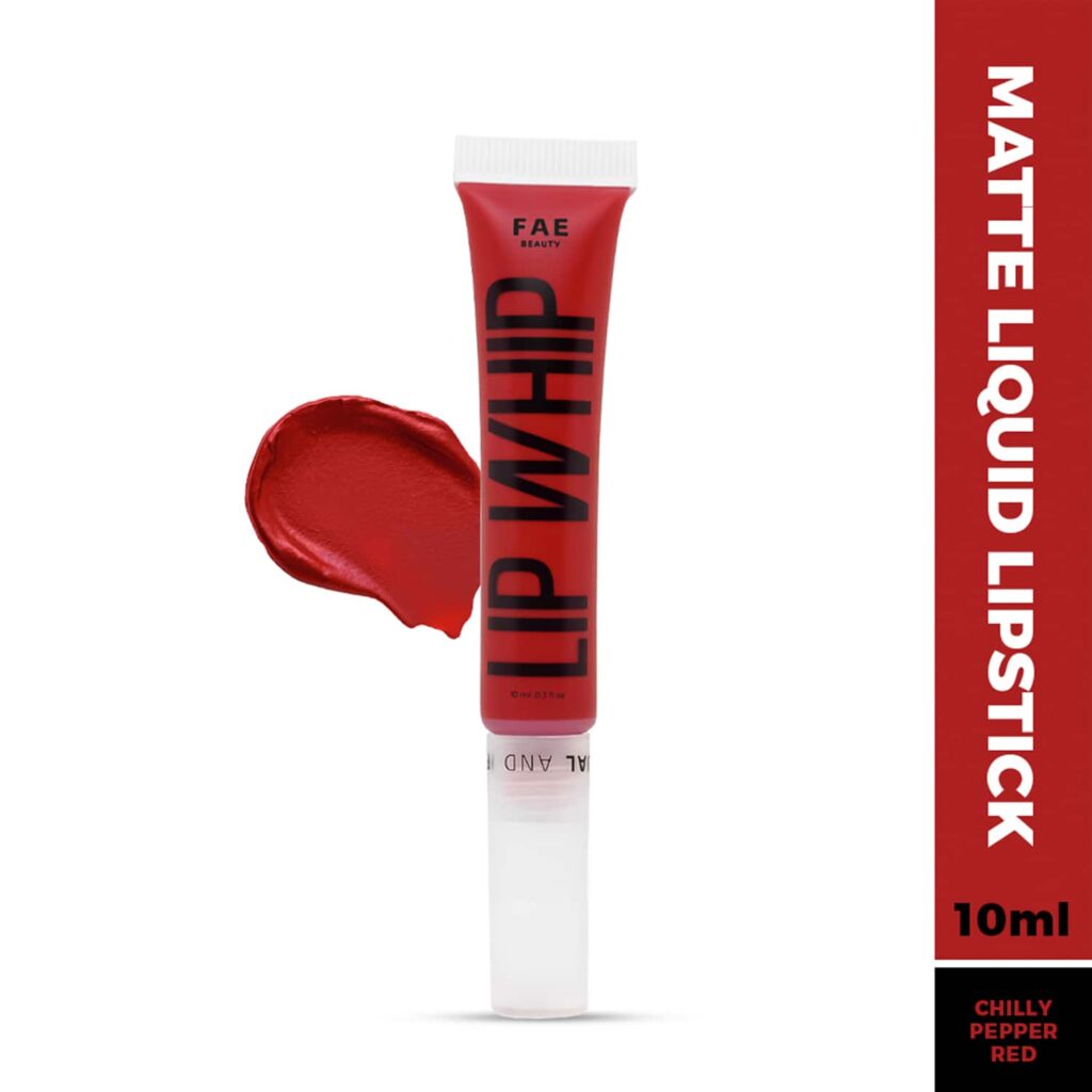 FAE BEAUTY Lip Whip 12H Matte Liquid Lipstick - Long Wear, Non Drying - Bite (10 ml) - FAE BEAUTY