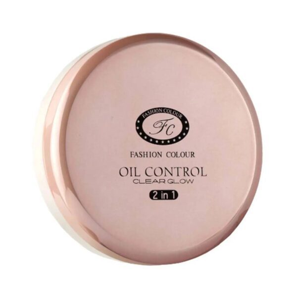 Fashion Colour 2-In-1 Compact Face Powder - 05 Shade (20g) - Fashion Colour