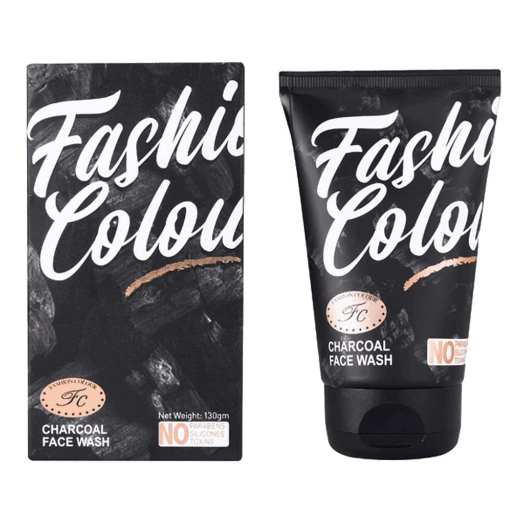 Fashion Colour Charcoal Face Wash (130g) - Fashion Colour