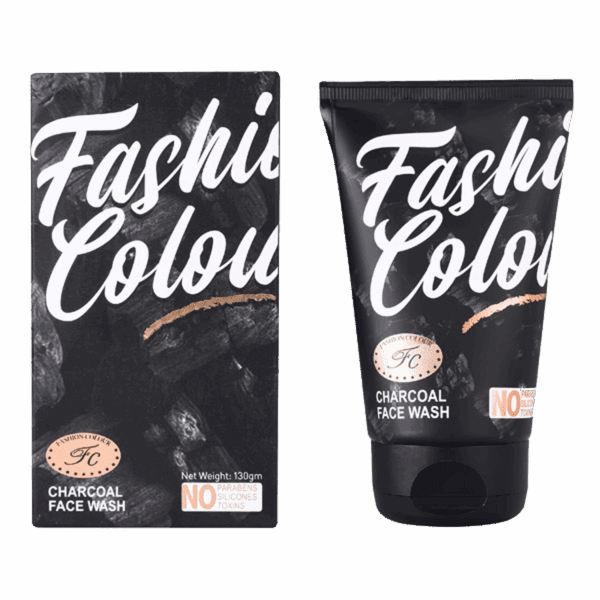 Fashion Colour Charcoal Face Wash (130g) - Fashion Colour