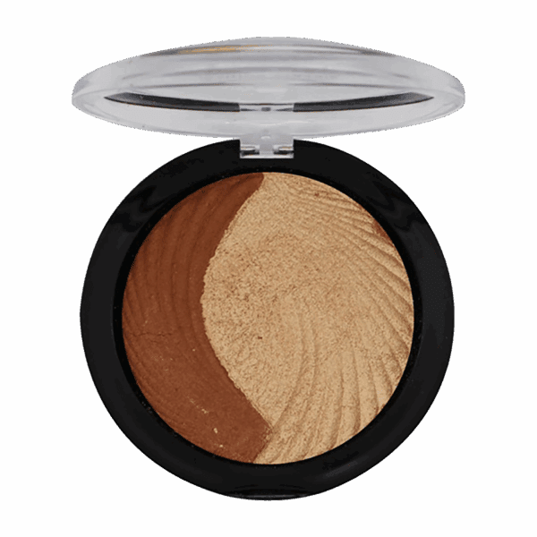 Fashion Colour Dual Face Powder & Blusher - 03 Shade (7.5g) - Fashion Colour