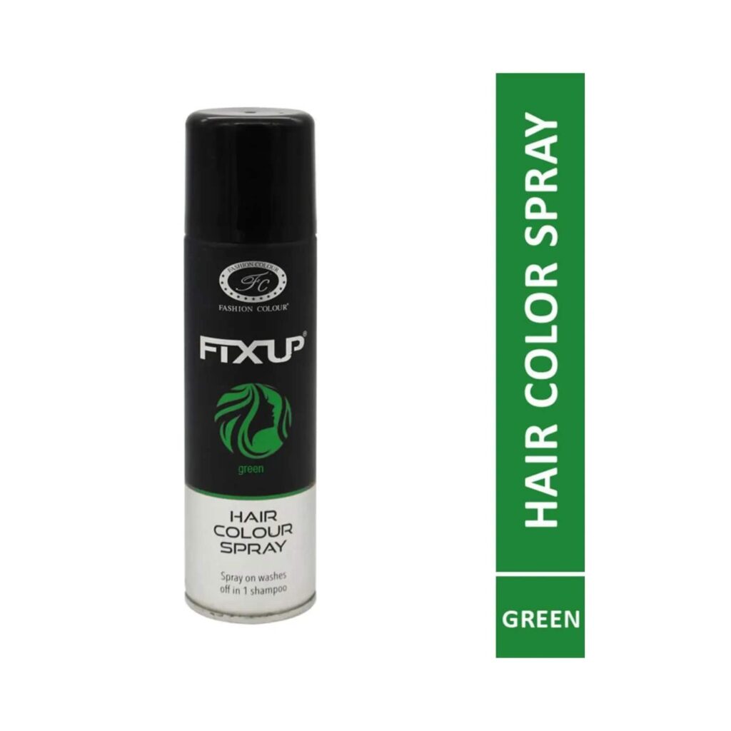 Fashion Colour Hair Colour Spray - Green (150ml) - Fashion Colour