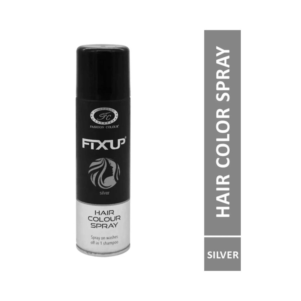 Fashion Colour Hair Colour Spray - Silver (150ml) - Fashion Colour