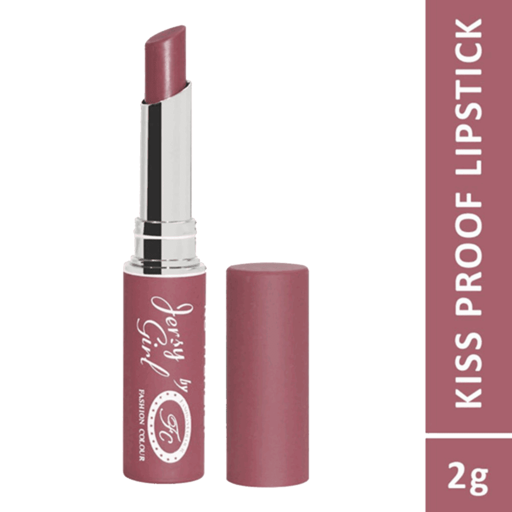 Fashion Colour Jersy Girl Kiss Proof No Transfer Lipstick - 05 Fuscous (2g) - Fashion Colour