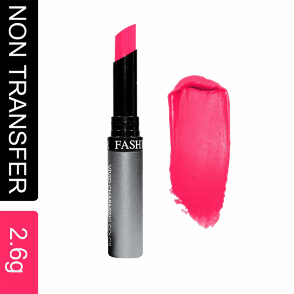 Fashion Colour Kiss Lip No Transfer Lipstick - 69 Barbie Pink (2.6g) - Fashion Colour
