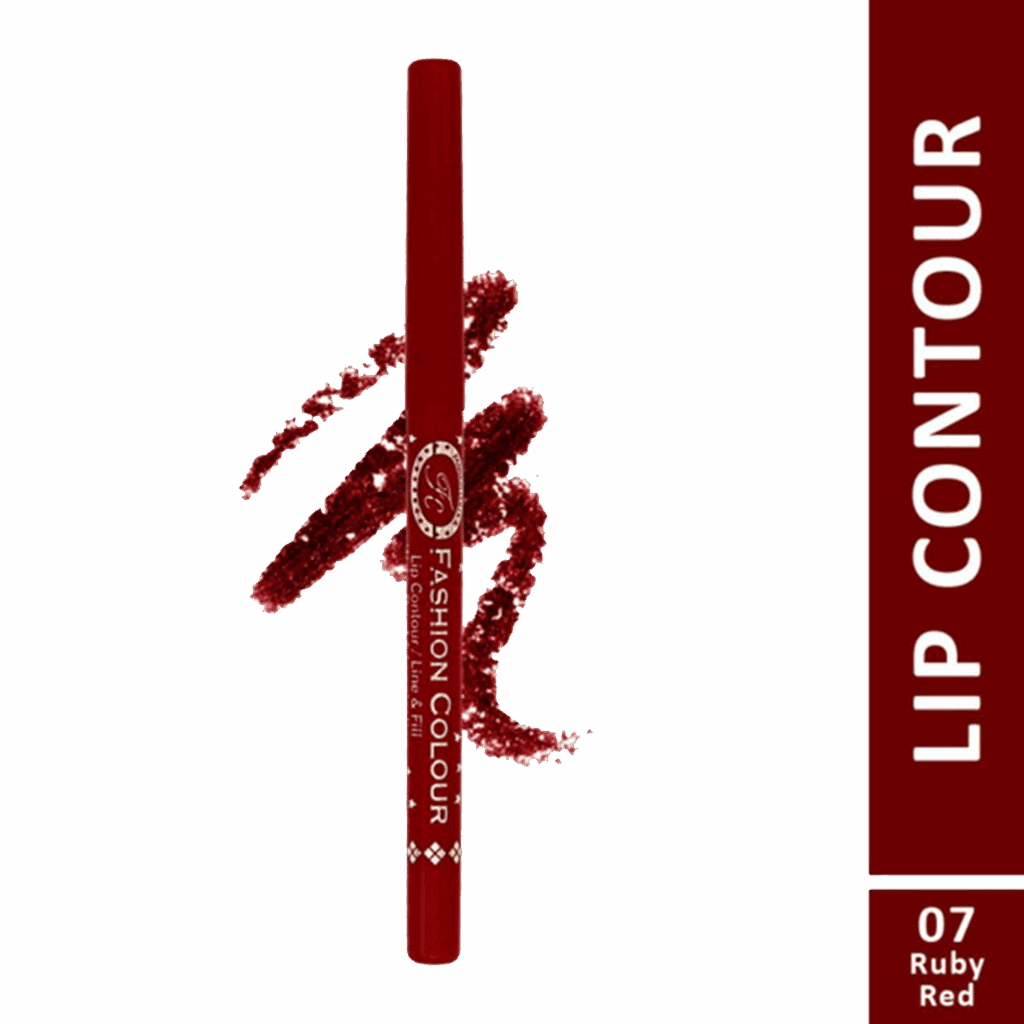 Fashion Colour Lip Liner - 07 Ruby Red (0.35g) - Fashion Colour