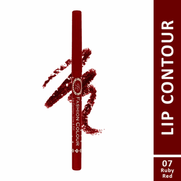 Fashion Colour Lip Liner - 07 Ruby Red (0.35g) - Fashion Colour