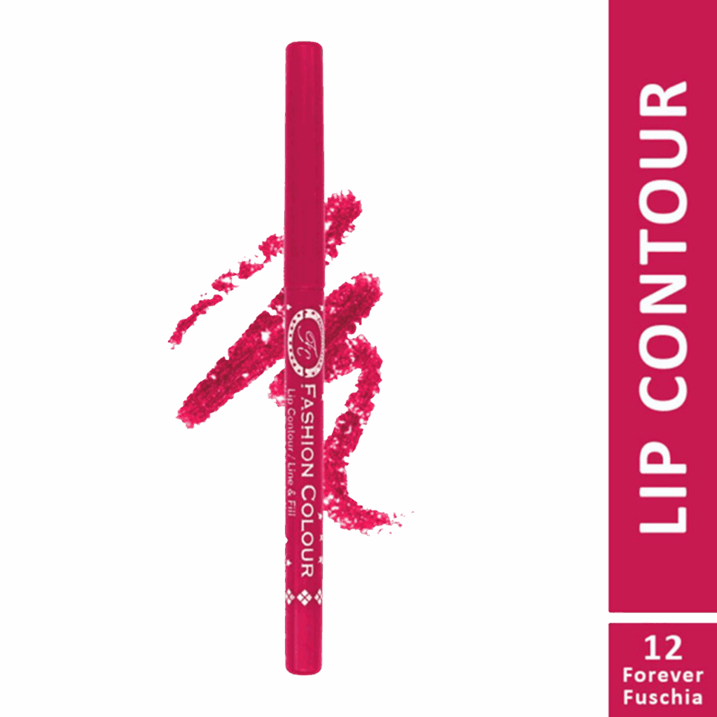 Fashion Colour Lip Liner - 12 Forever Fuschia (0.35g) - Fashion Colour