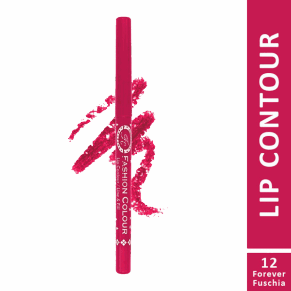 Fashion Colour Lip Liner - 12 Forever Fuschia (0.35g) - Fashion Colour