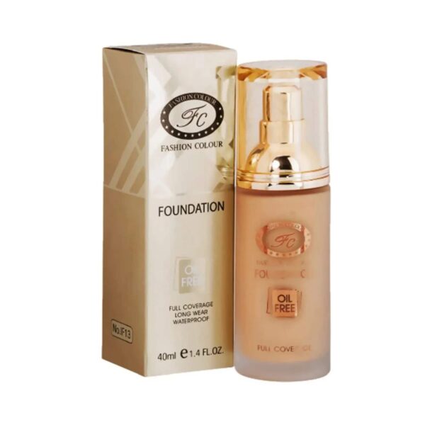 Fashion Colour Oil Free Foundation - 02 Shade (40ml) - Fashion Colour