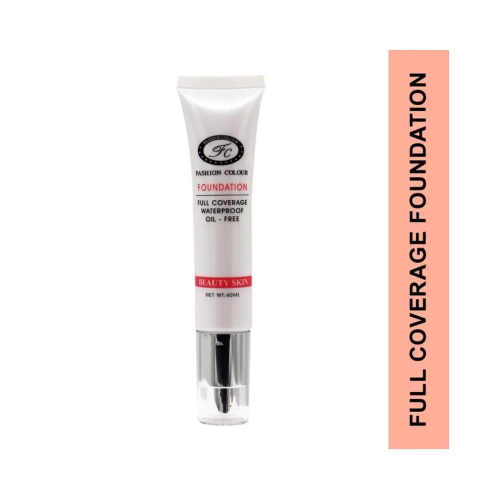 Fashion Colour Oil Free Waterproof Foundation - 02 Shade (40ml) - Fashion Colour