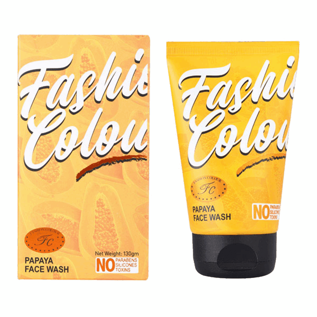 Fashion Colour Papaya Face Wash (130g) - Fashion Colour