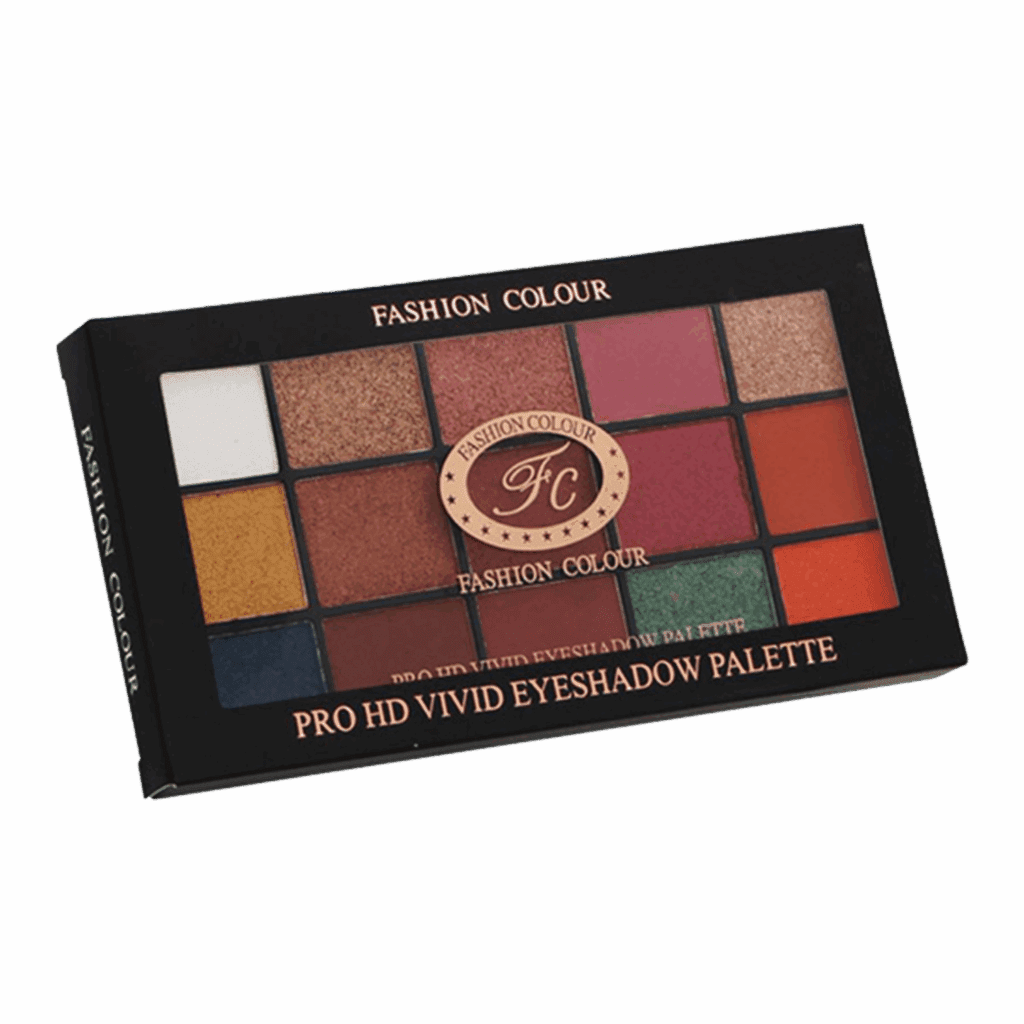 Fashion Colour Pro HD Eyeshadow Palette - 02 Shade (18g) - Fashion Colour