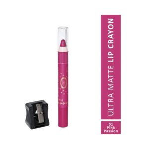 Fashion Colour Ultra Matte Lip Crayon - 01 Pink Passion (2.8g) - Fashion Colour