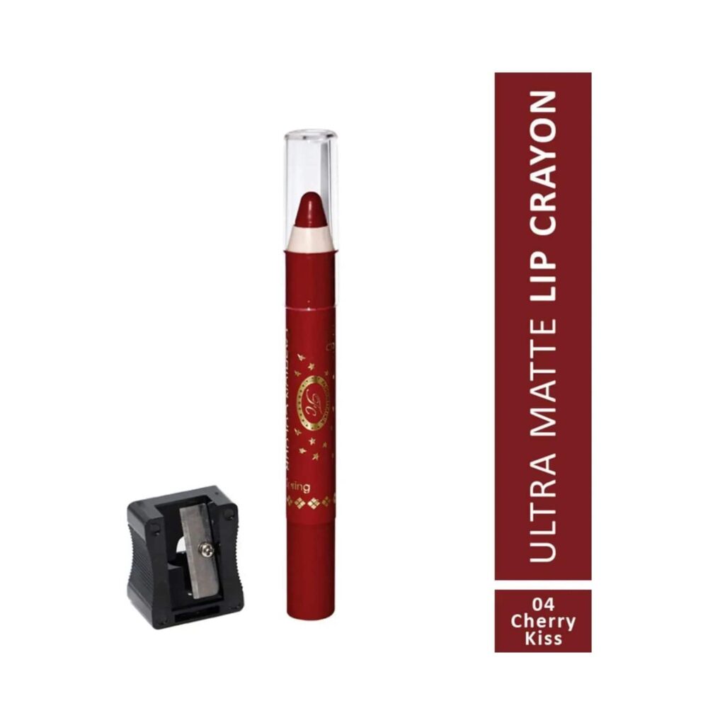 Fashion Colour Ultra Matte Lip Crayon - 04 Cherry Kiss (2.8g) - Fashion Colour