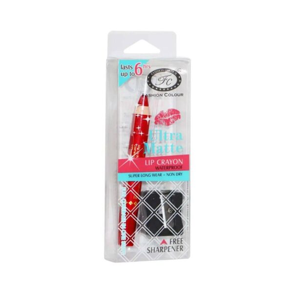 Fashion Colour Ultra Matte Lip Crayon - 05 Warm Red (2.8g) - Fashion Colour