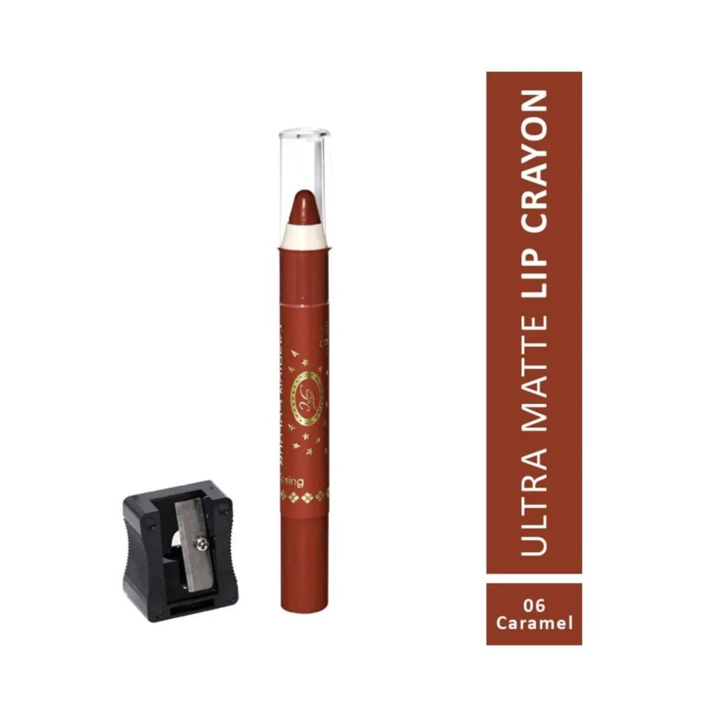 Fashion Colour Ultra Matte Lip Crayon - 06 Caramel (2.8g) - Fashion Colour