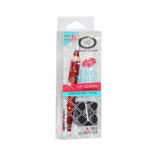 Fashion Colour Ultra Matte Lip Crayon - 08 Tango Red (2.8g) - Fashion Colour