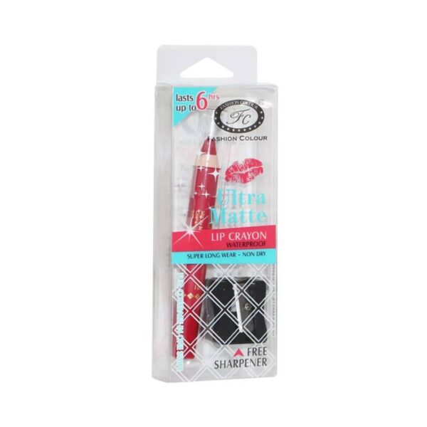 Fashion Colour Ultra Matte Lip Crayon - 11 Passionate Pink (2.8g) - Fashion Colour