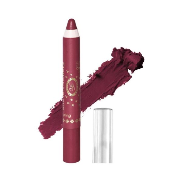 Fashion Colour Ultra Matte Lip Crayon - 12 Dark Violet (2.8g) - Fashion Colour