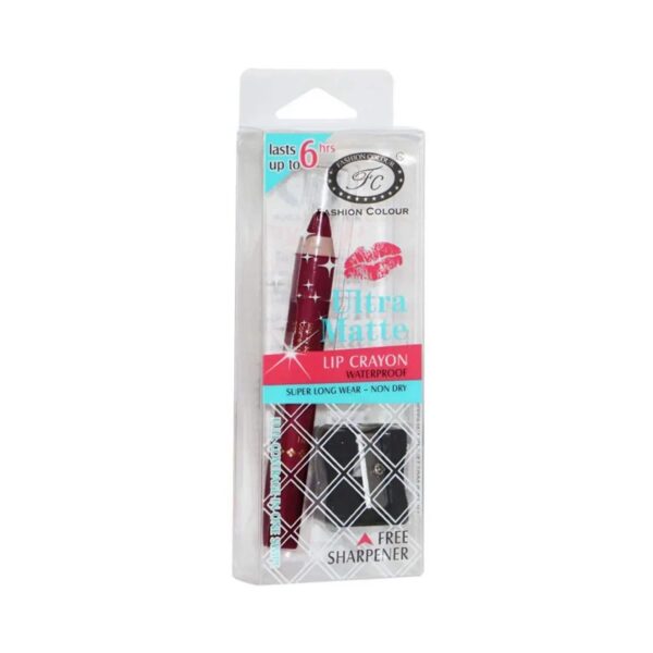 Fashion Colour Ultra Matte Lip Crayon - 15 Purple Orchid (2.8g) - Fashion Colour