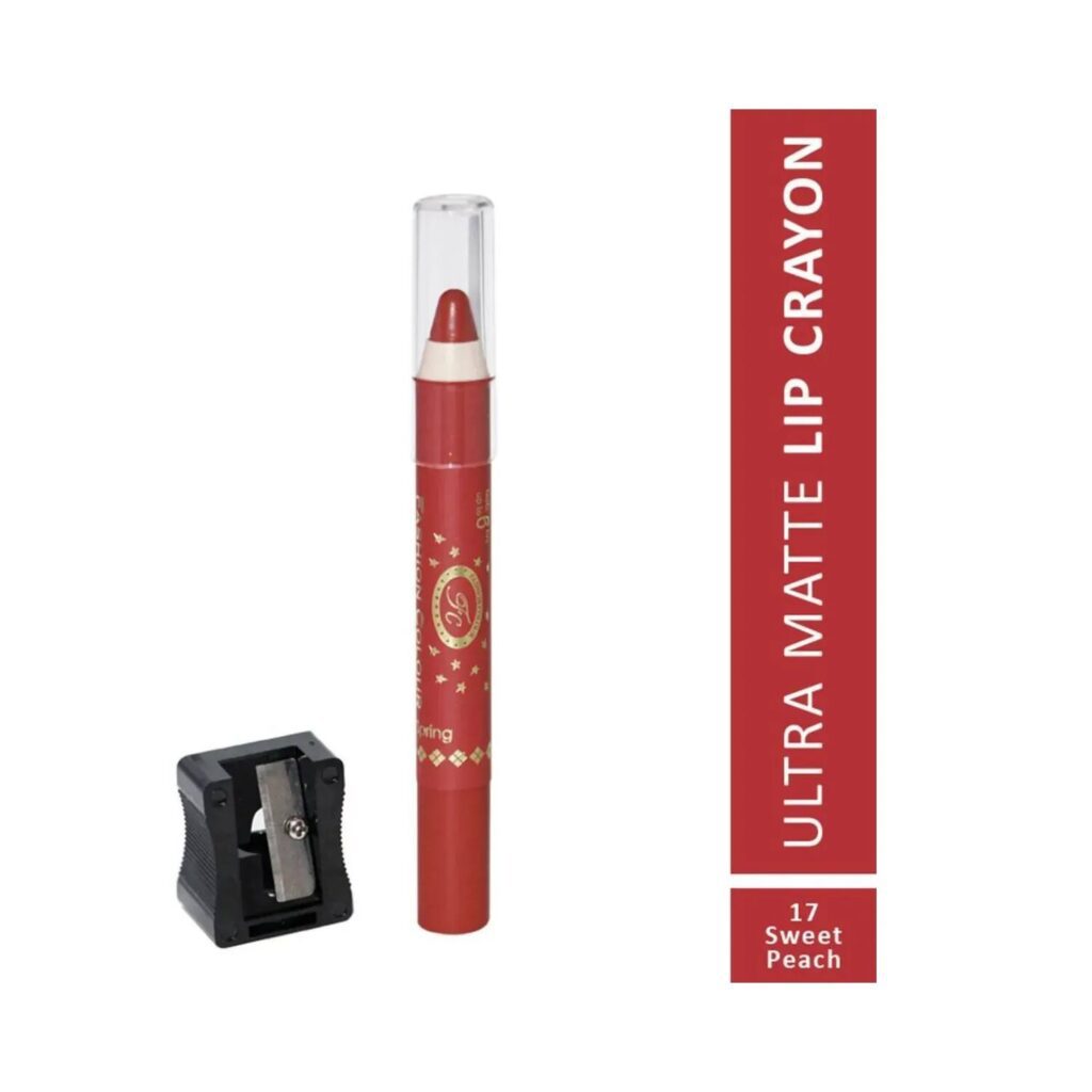 Fashion Colour Ultra Matte Lip Crayon - 17 Sweet Peach (2.8g) - Fashion Colour