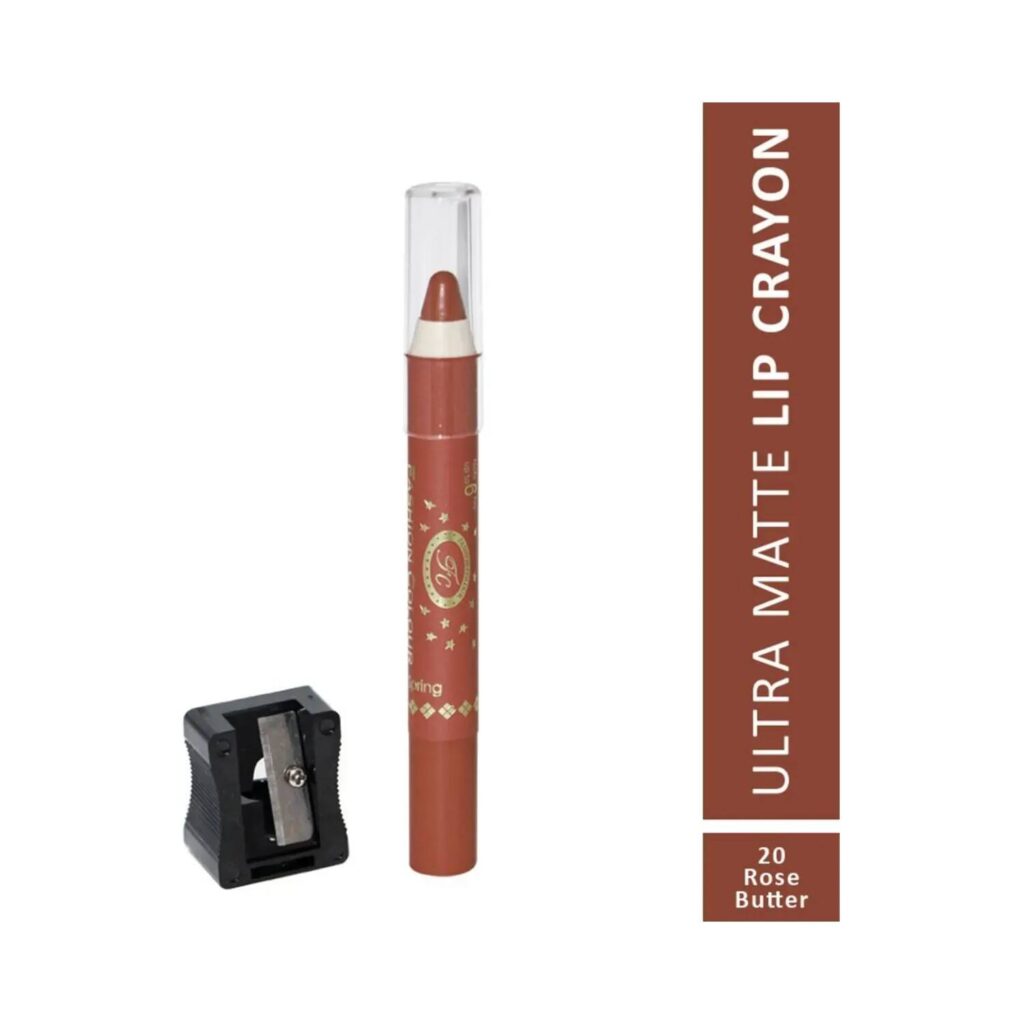 Fashion Colour Ultra Matte Lip Crayon - 20 Rose Butter (2.8g) - Fashion Colour