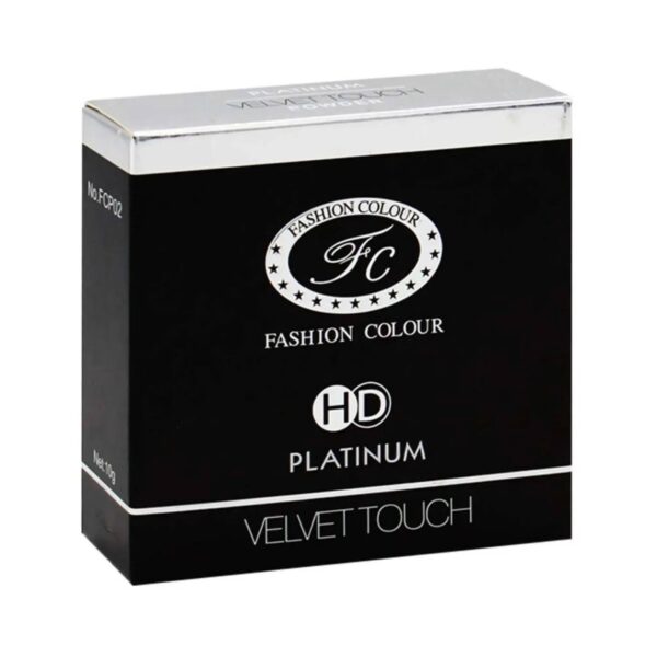 Fashion Colour Velvet Touch Compact Face Powder - 03 Shade (10g) - Fashion Colour