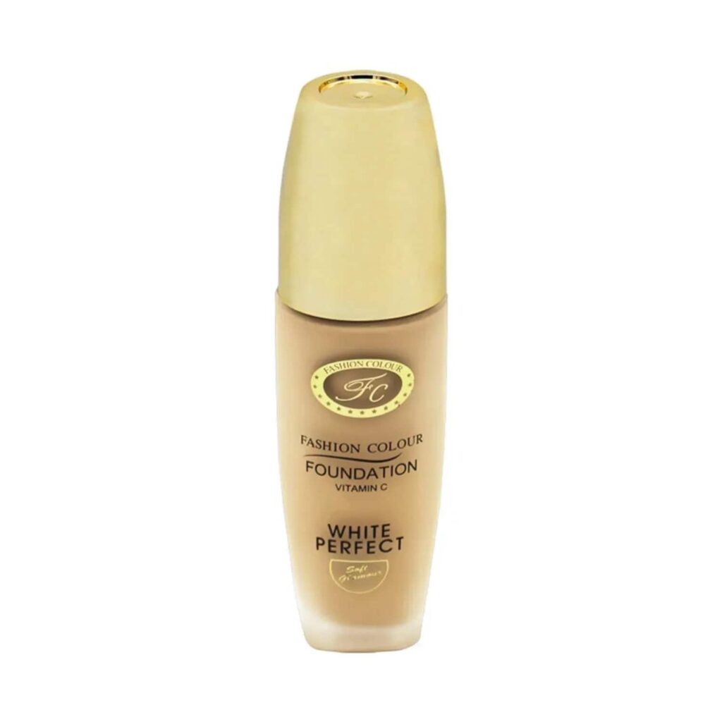 Fashion Colour Vitamin C Whitening Perfect Foundation - 02 Rose Ivory (40ml) - Fashion Colour