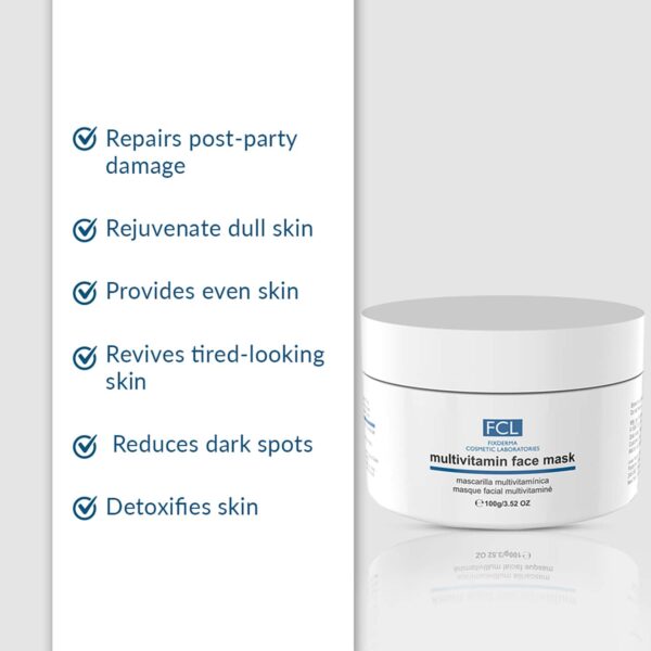 FCL Fixderma Cosmetic Laboratories Multivitamin Face Mask (100g) - FCL