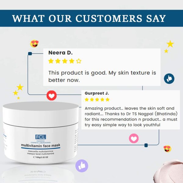 FCL Fixderma Cosmetic Laboratories Multivitamin Face Mask (100g) - FCL