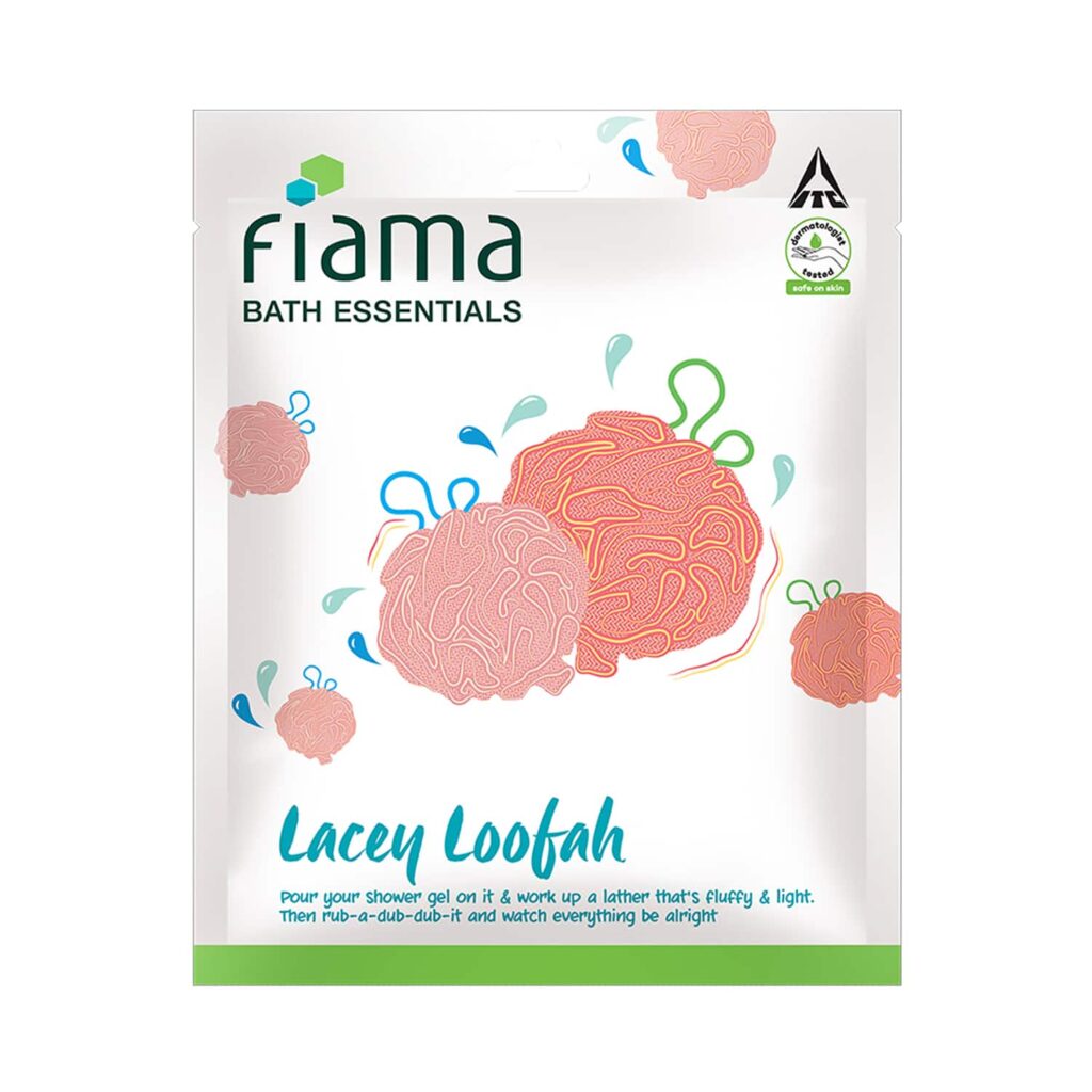 Fiama Bath Essential Lacey Loofah - Gold - Fiama