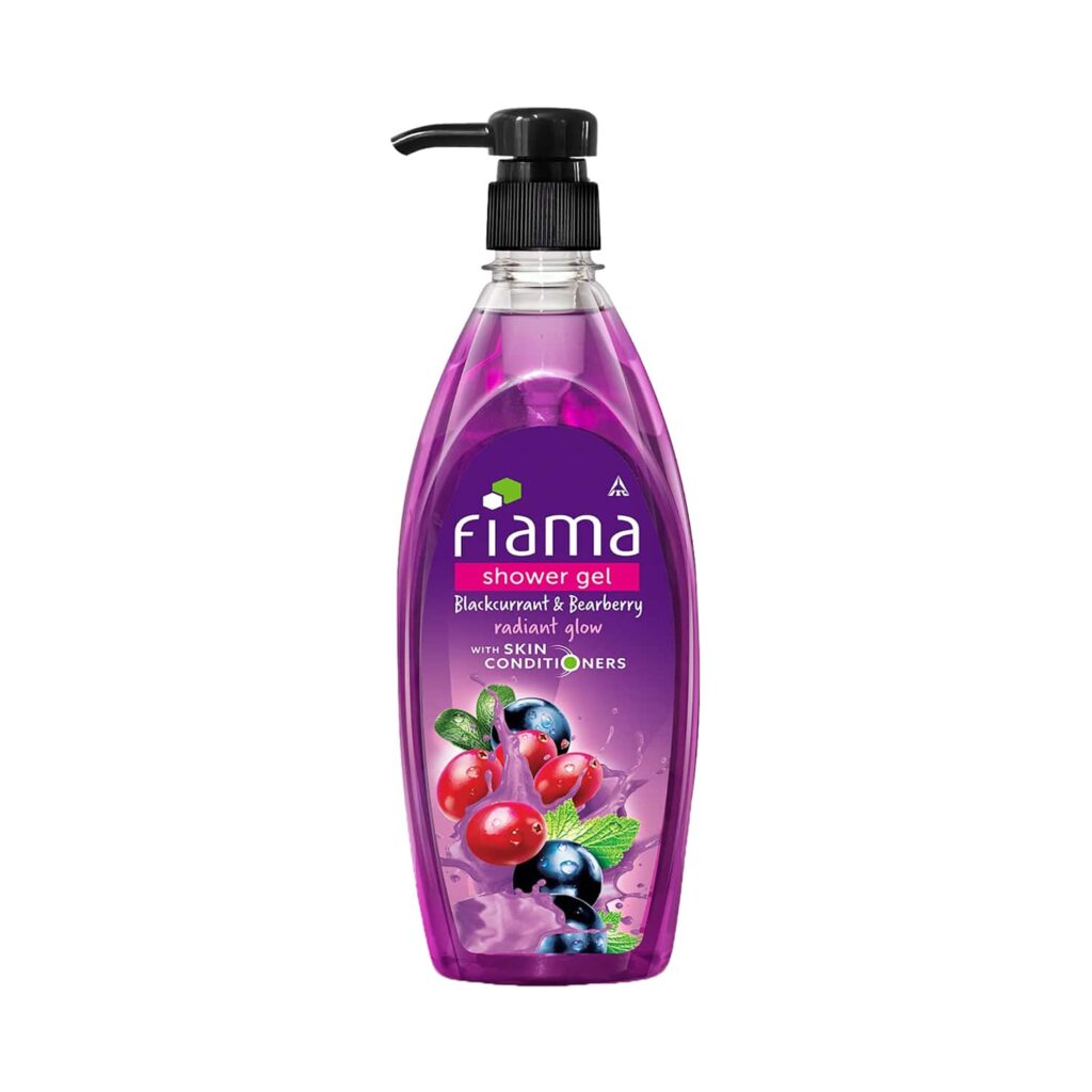 Fiama Blackcurrant & Bearberry Radiant Glow Shower Gel With Skin Conditioners (500ml) - Fiama