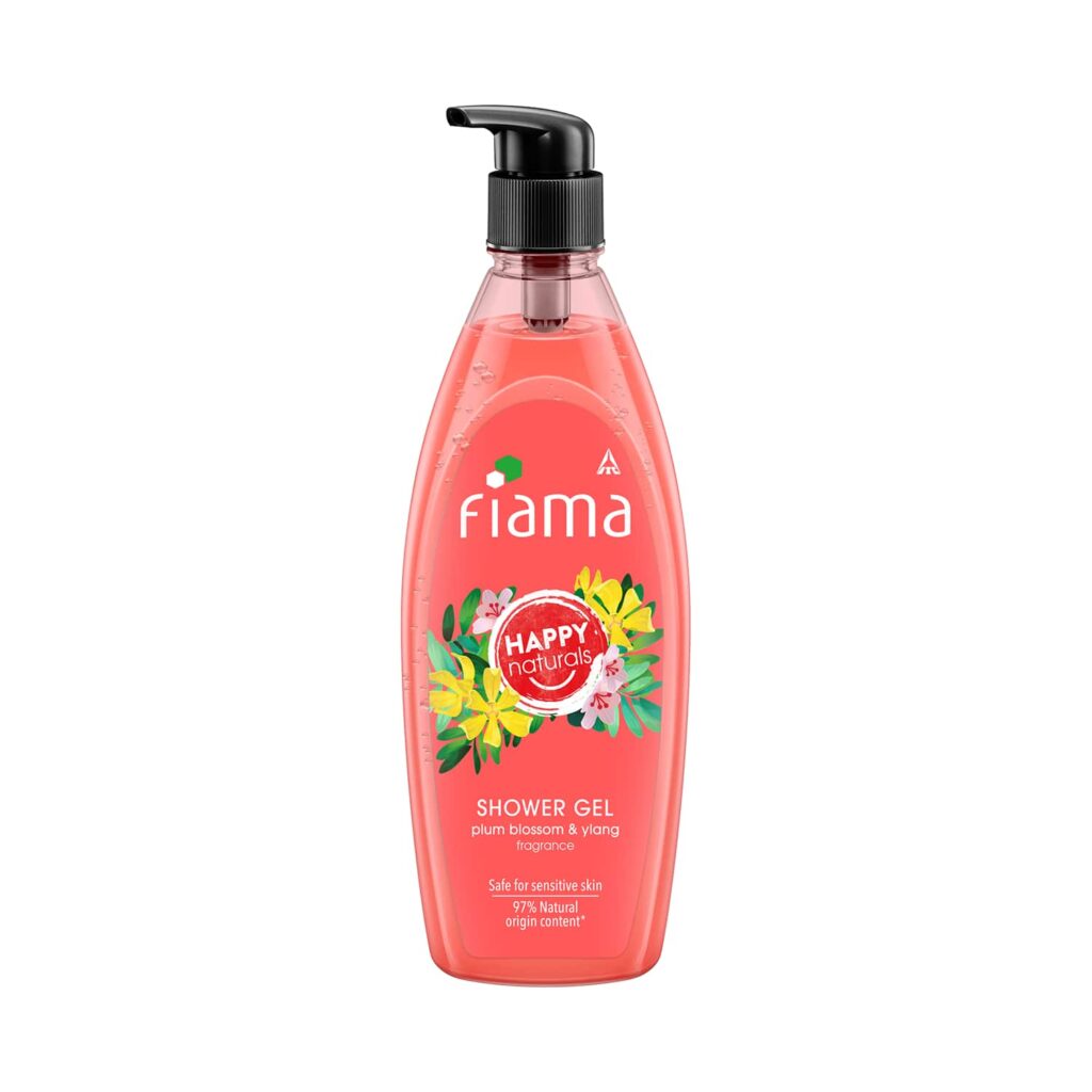 Fiama Happy Naturals Plum Blossom And Ylang Shower Gel (500ml) - Fiama