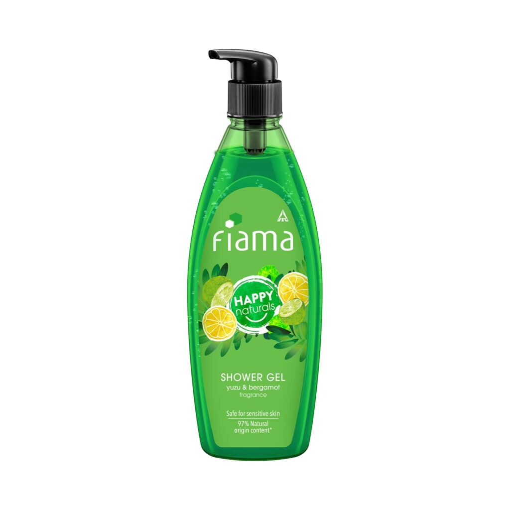 Fiama Happy Naturals Yuzu And Bergamot Shower Gel (500ml) - Fiama
