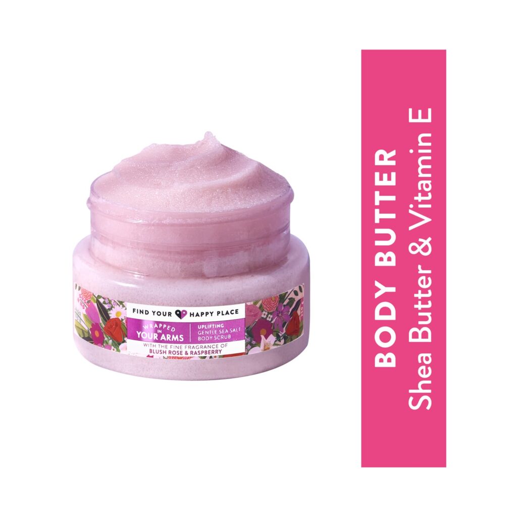 Find Your Happy Place Wrapped In Your Arms Body Scrub (250g) - Find Your Happy Place