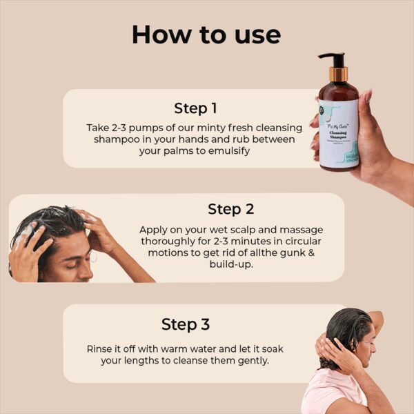 Fix My Curls Cleansing Shampoo For Curly And Wavy Hair (100 ml) - Fix My Curls