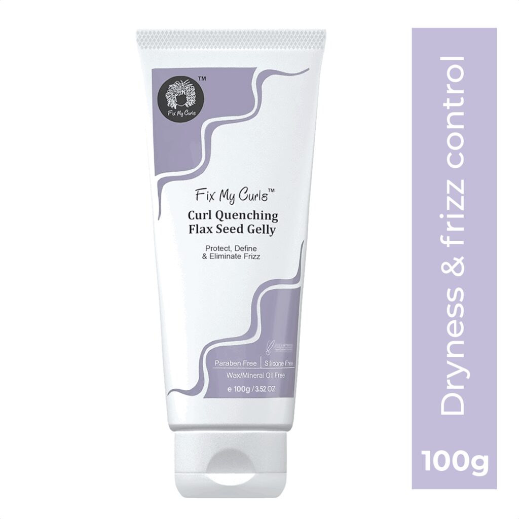 Fix My Curls Curl Quenching Flaxseed Gelly For Curly And Wavy Hair (100 g) - Fix My Curls