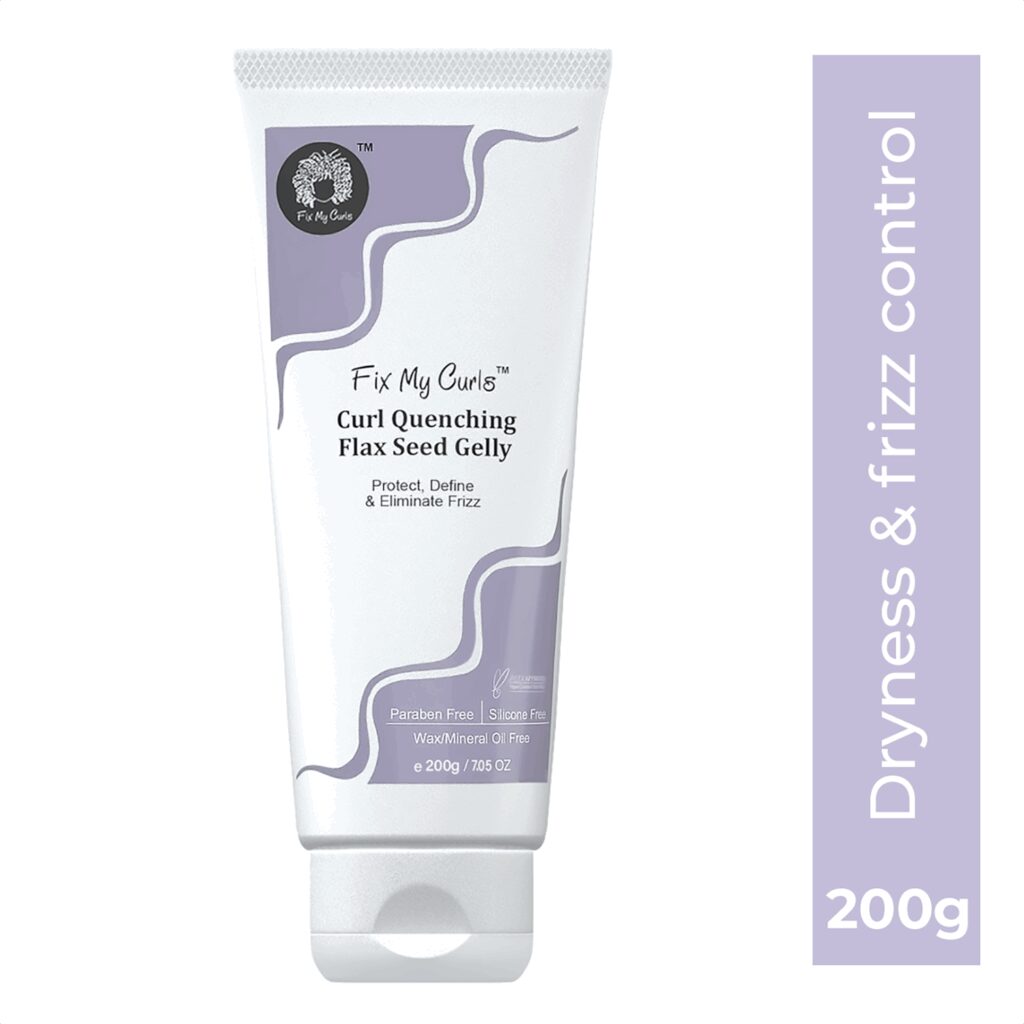Fix My Curls Curl Quenching Flaxseed Gelly For Curly And Wavy Hair (200 g) - Fix My Curls