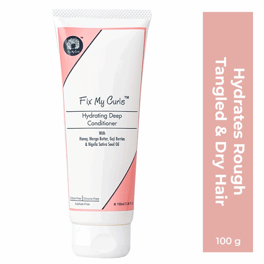 Fix My Curls Hydrating Deep Conditioner For Curly And Wavy Hair (100 ml) - Fix My Curls