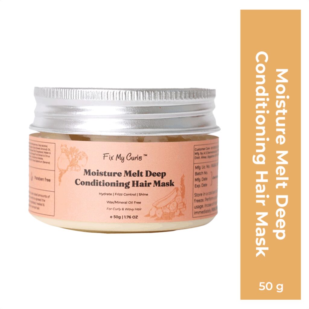 Fix My Curls Moisture Melt Deep Conditioning Hair Mask (50 g) - Fix My Curls
