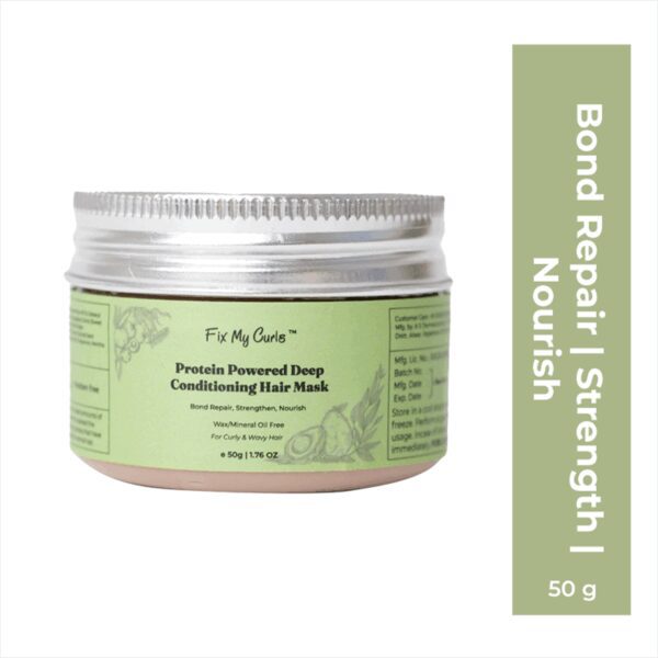 Fix My Curls Protein-Powered Deep Conditioning Hair Mask (50 g) - Fix My Curls