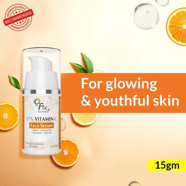 Fixderma 17% Vitamin C Face Serum (15g) - Fixderma