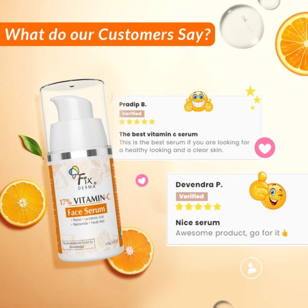 Fixderma 17% Vitamin C Face Serum (15g) - Fixderma
