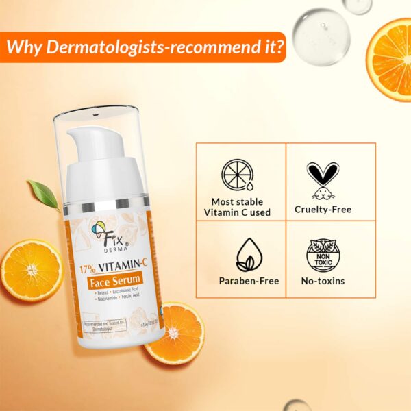 Fixderma 17% Vitamin C Face Serum (15g) - Fixderma