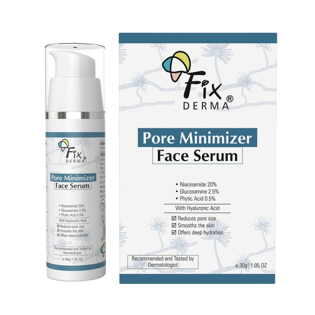 Fixderma 20% Niacinamide Serum for Face with 2.5%Glucosamine & Hyaluronic Acid (30 g) - Fixderma